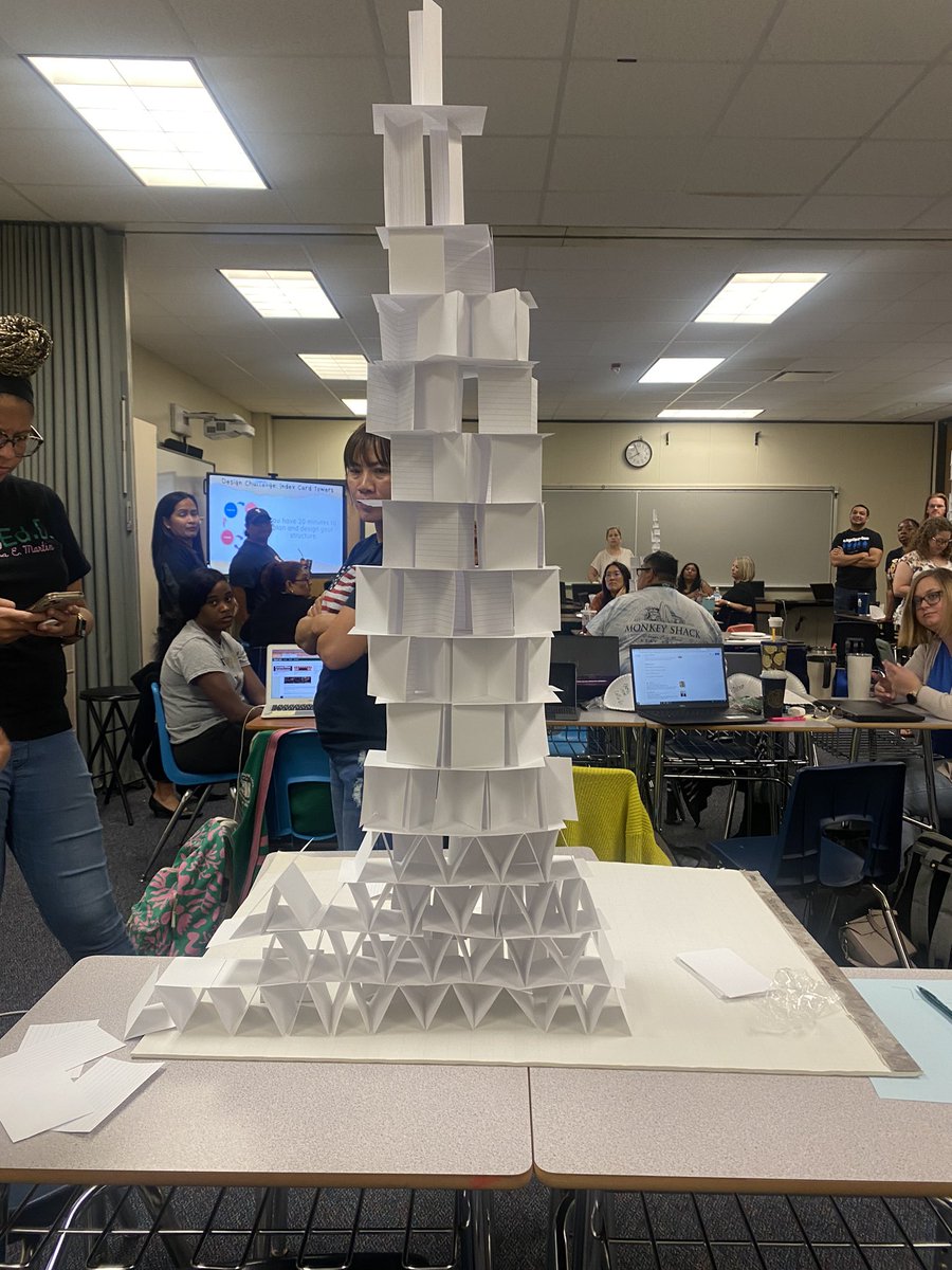 STEM Challenge today at STEM long range planning day! Getting ready for the kiddos! 
<a href="/CITGOiaOLLE/">CITGO Innovation Academy at Olle Middle School</a> <a href="/LeahFriar1/">Leah Friar</a> <a href="/OlleMightyOwls/">Olle Middle CITGO Innovation Academy</a>