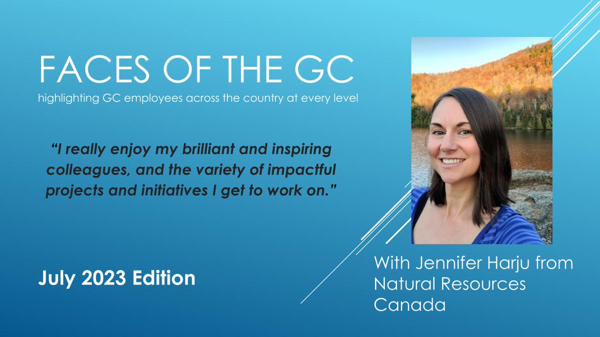 Extra, Extra! The latest edition of the Faces of the GC is out now!
You can read about <a href="/JenniferHarju/">Jen Harju</a> from <a href="/NRCan/">Natural Resources</a> &amp; <a href="/FreeAgentLibre/">Canada's Free Agents | Agents libres du Canada</a> through our internal #GC link to GCxchange: gcxgce.sharepoint.com/teams/1000279/…
Please share with your colleagues/networks!
#NMC #FYN <a href="/NMC_CNG/">NMC - CNG</a> <a href="/FYN_RJFF/">FYN_RJFF</a>