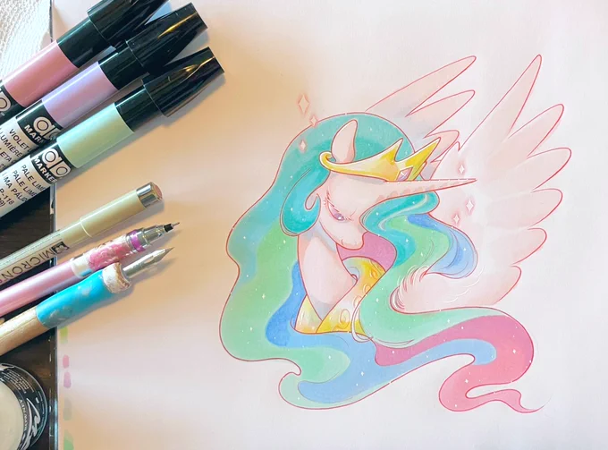 celestia for everfree. thinking she'll be a keychain…  