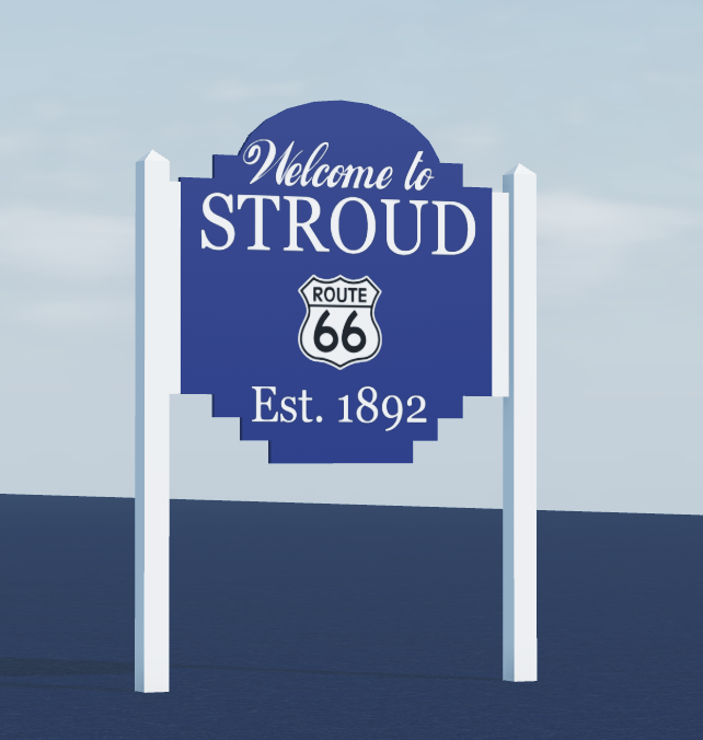 StroudRBLX's tweet photo. Welcome to Stroud. 👋 #StroudOK #Oklahoma #ROBLOX #RobloxDev #RobloxDevs #cardriving #roleplaying https://t.co/UXDSausz1y