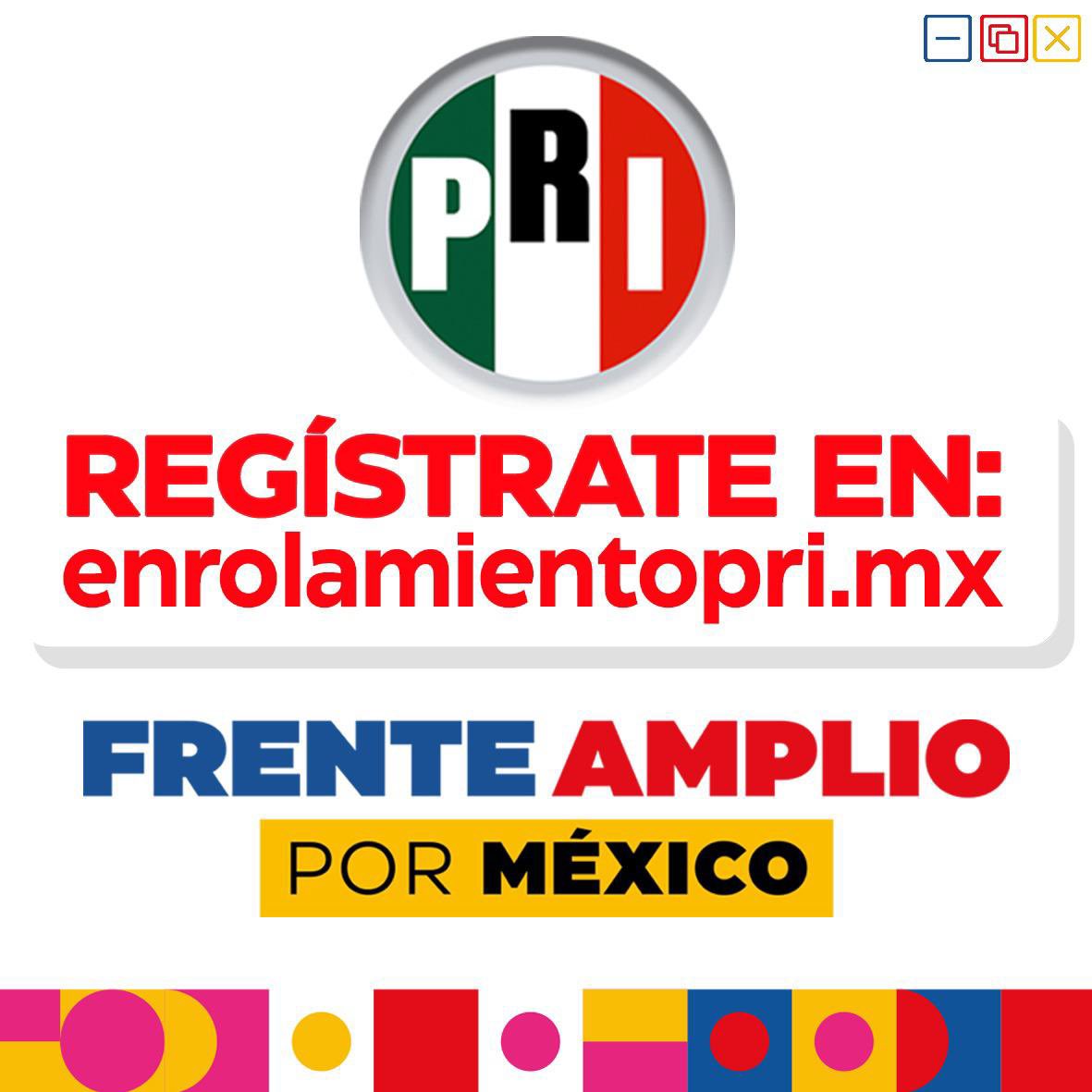 rigofuentes's tweet image. #Enrólate en el cambio que necesita este gran país.

Compañer@ #priista, te invito a participar en el proceso para elegir al responsable de construir el #FrenteAmplioPorMéxico.

@BeatrizParedes o @edelamadrid 

Puedes manifestarles tu apoyo ingresando a 👉🏼enrolamientopri.mx