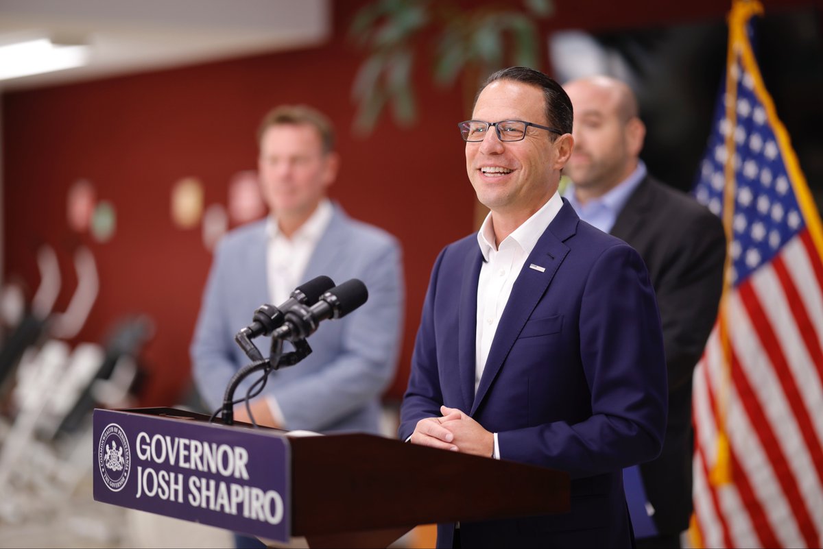 GovernorShapiro's tweet photo. By ensuring that every Pennsylvanian has accessible, reliable, affordable internet is a big deal that will take all of us working together.

We can do it — and we will get high speed internet to every corner of our Commonwealth. https://t.co/AA9g5PY5Xh