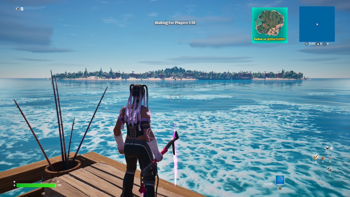 GhostyReality's tweet photo. Enjoying #StarfallCH2 !!๐ซ Good Job to @SpacemanOj @codeasch and @LittenBubble iโm loving this map. #FortniteWILDS #UEFN https://t.co/ABb7qJEJaq