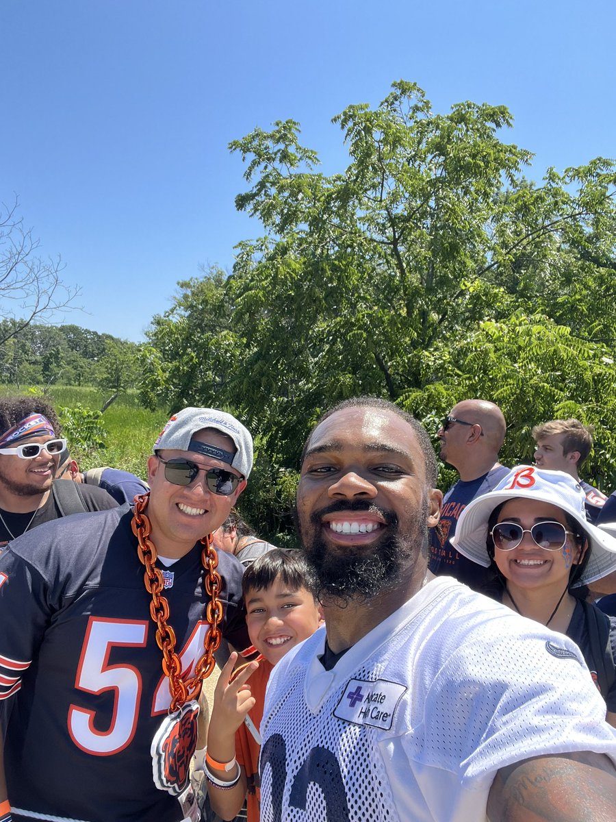 It was great meeting you <a href="/ThePremier20/">Kindle Vildor</a>! #beardown #dabears #ChicagoBears