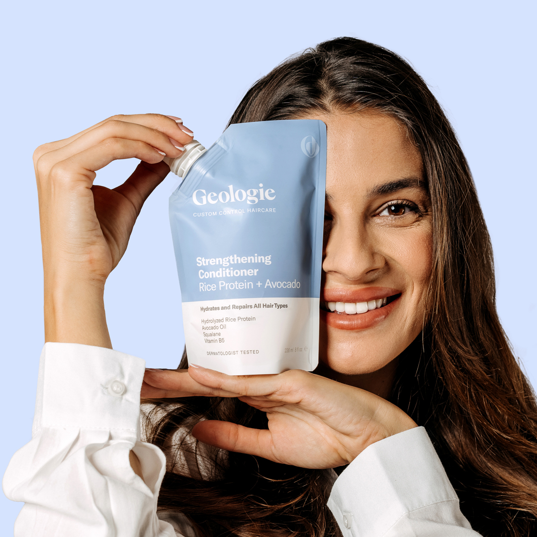 Want to get serious about your hair? It's time! 🕐 We've packed in the best ingredients on the market to keep your hair looking healthy and hydrated all day long. 😇 👩 #conditioner #haircare #healthyhairjourney #mygeologie