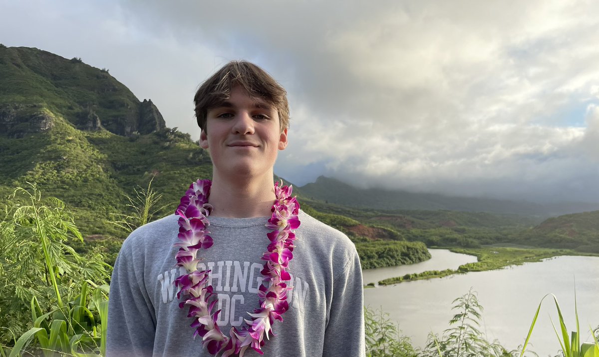 Kiddo reading Pausch’s The Last Lecture thinking about his childhood dreams: 1. Go to HI, 2. Reduce pressure in self and others. Today is a two-for. #hawaii #thelastlecture #dreams #singlemom #raisingteens #parenting