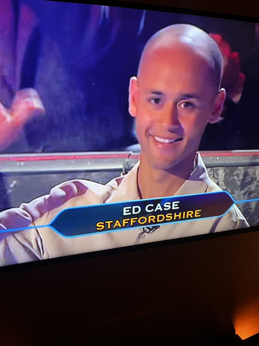 Just watching an old Who wants to be a millionaire when this popped. Tickled me this. 🤣