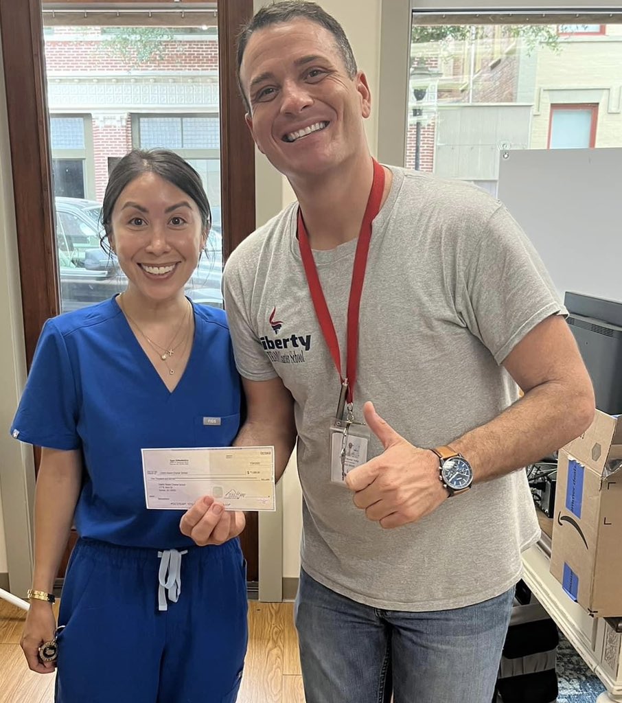 Liberty_STEAM's tweet image. Mega thanks to Epps Orthro of Sumter (Dr. Thomas Epps) for their recent donation of $1,000 to support the #LibertyForAll mission. We are so appreciative of this small business’ support for helping us #MakeTheImpossiblePossible in Sumter!