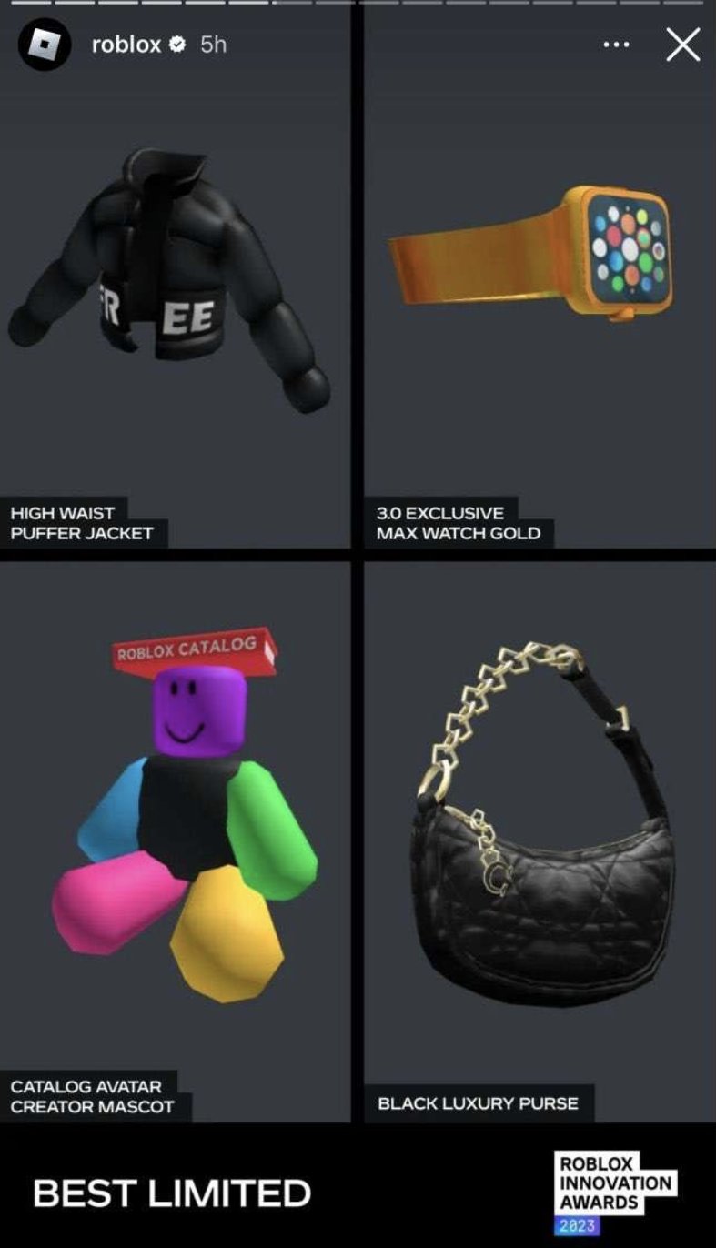 Top Trending Roblox UGC Virtual Fashion Items Right Now