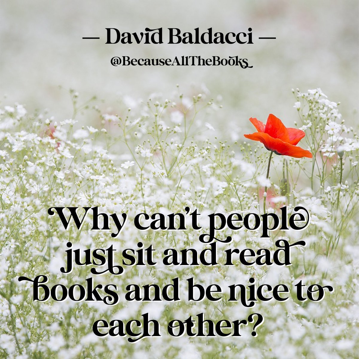 I second this.

#BecauseAllTheBooks #BooksAreLove #BooksAreEssential #BooksForLife #BooksForever #BooksForDays