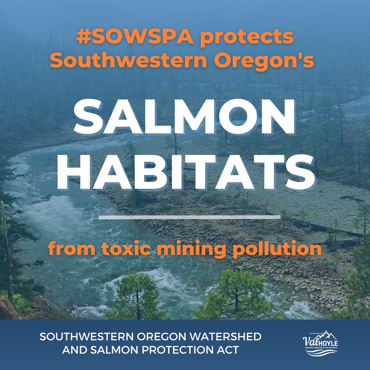 nfswildfish's tweet photo. Thank you @RepValHoyle for introducing #SOWSPA and for continuing to fight to protect Oregon’s outdoors from mining pollution 👏👏👏 https://t.co/WZlbC3HlC6