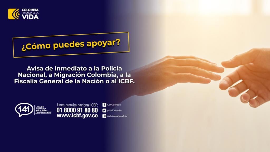 LorenaArandaOr's tweet photo. ¿Sabes #DeQuéTrataLaTrata?
Aquí te contamos los mitos y realidades de la trata de personas, un tipo de violencia que afecta los derechos de los niños y niñas de nuestro país.
Ayúdanos a compartir esta información y denunciemos a la línea nacional del ICBF 📞018000918080 y/o #141 https://t.co/KAt2fLuhsD