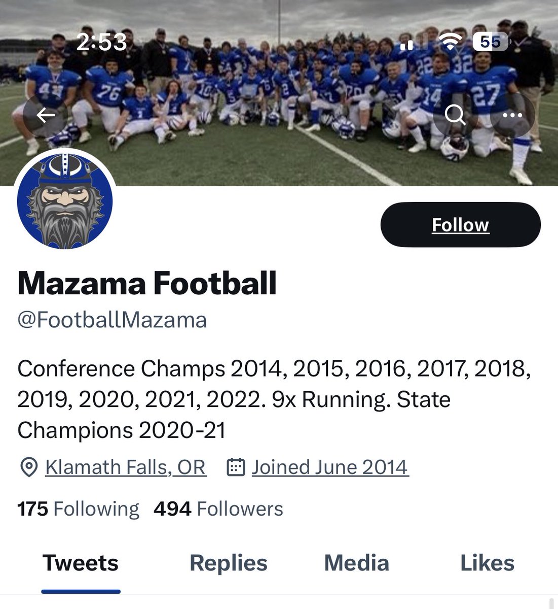 Mount Mazama 🌋 tweet media