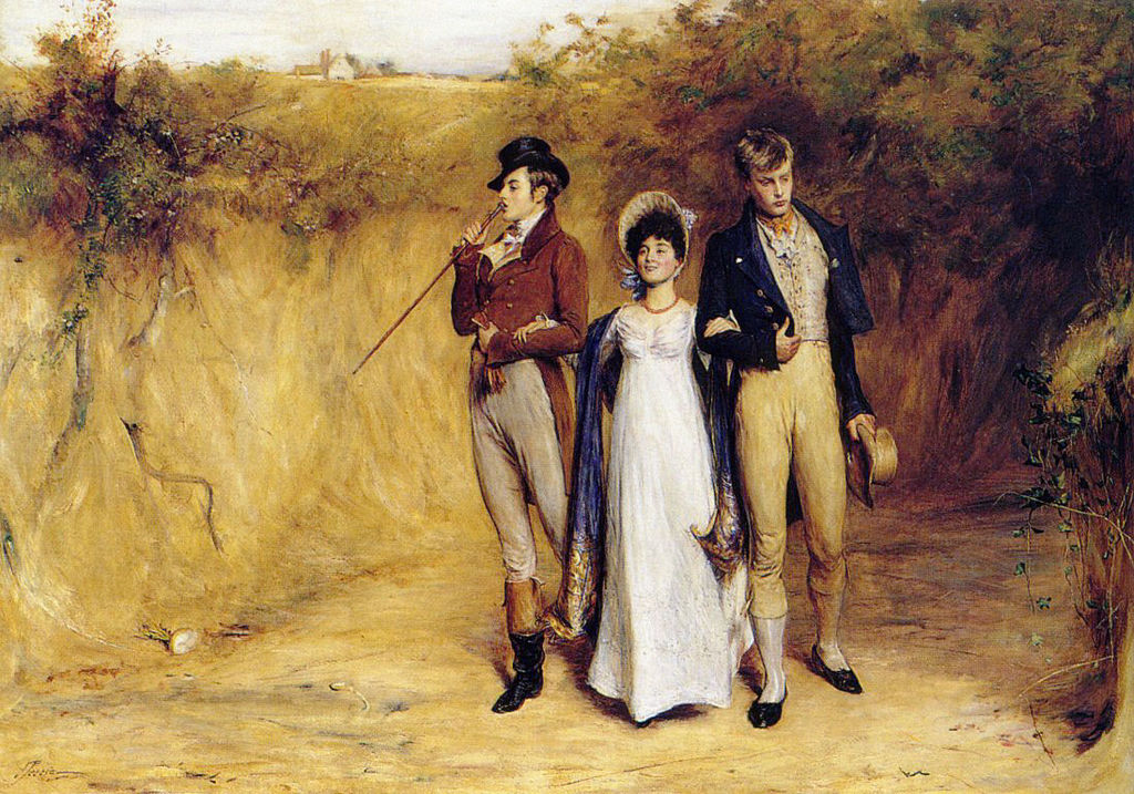 wikivictorian's tweet photo. Two Strings To Her Bow, by Scottish painter John Pettie (1882). In private collection. https://t.co/TksFEsZRqI