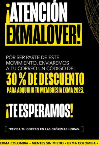 SandraManja22's tweet photo. @KevinDiaz_10 Uy yo les cuento que me entere que el evento que hubo en mexico para emprendedores ahora va a estar en Colombia se llama #ExmaColombia y yo pregunté y me dieron descuento,  https://t.co/YsOYJH77X0 https://t.co/jFZ1m8SZ2s
