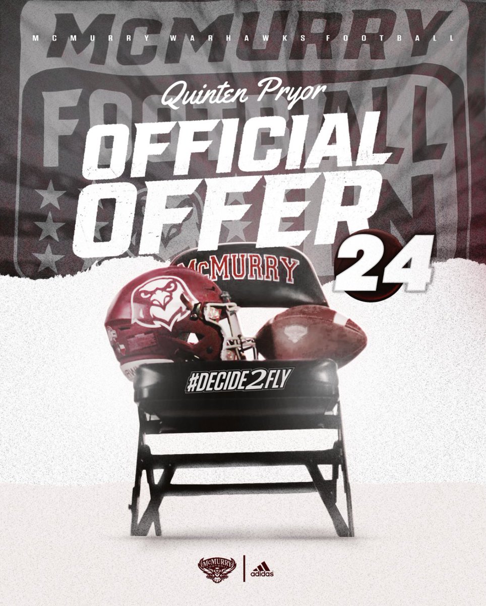 #AGTG after a great talk with <a href="/CoachRauMCM/">Mark Rau</a> I am blessed to say i have received my first offer from mcmurry university <a href="/McMURRYFOOTBALL/">McMURRY FOOTBALL</a> <a href="/CoachSnyde/">Will</a> @CoachBapMcM <a href="/coachdrecortez/">Coach Dre M.Ed</a>