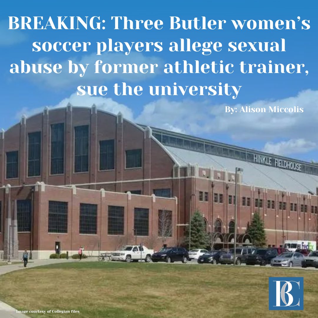 butlercollegian's tweet photo. Content warning: explicit references to sexual abuse, sexual harassment, sexual assault and grooming 

Three women’s soccer players filed lawsuits on July 26 saying they were sexually assaulted by former assistant athletic trainer Michael Howell.

 https://t.co/o2XHgBdkEL https://t.co/eUFVQwbxc9