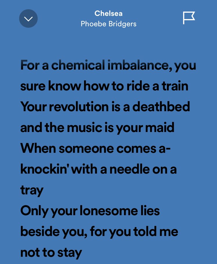 beefyfridgers's tweet photo. u know a phoebe bridgers song is fire when u have no idea what she’s saying 🔥🔥 https://t.co/QbQZrzWLeG