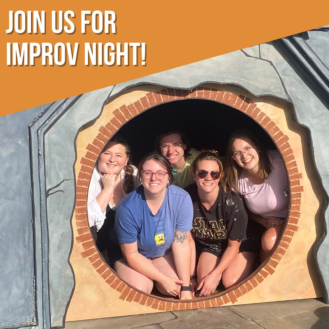 Join this improv team (plus a few more crazy characters to come) tonight for our Improv Night at 9pm! 😂 Enjoy a night of hilarity with these silly folks at the Theatre Under the Trees stage in Prince Charles Park! 🌳

Admission is by donation and 🎟 are available at the door!