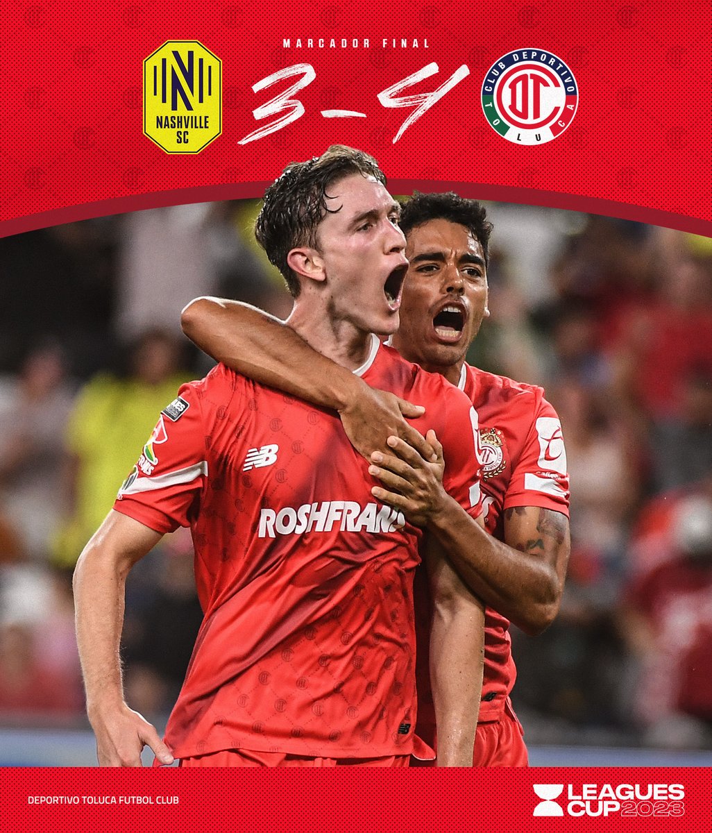 ⏱ 90+5’ | 🟡 3-4 👹 | #𝗣𝗮𝗿𝘁𝗶𝗱𝗼𝟭

¡Sí señores, lo ganamos en Nashville! Nuestros Diablos comienzan con triunfo en la <a href="/LeaguesCup/">Leagues Cup</a>. ¡Vamooos! 🤩👊🏼

#NuestroViaje | #LeaguesCup2023