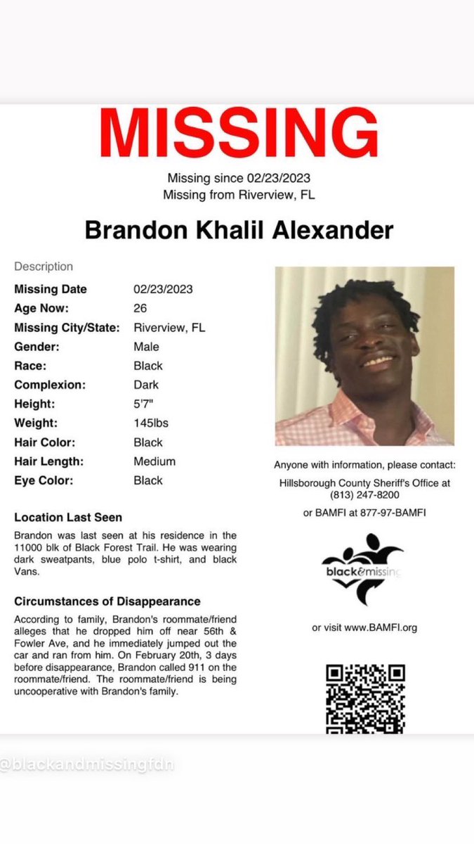 realcrimeprofil's tweet image. #brandonkhalilalexander @blackandmissing