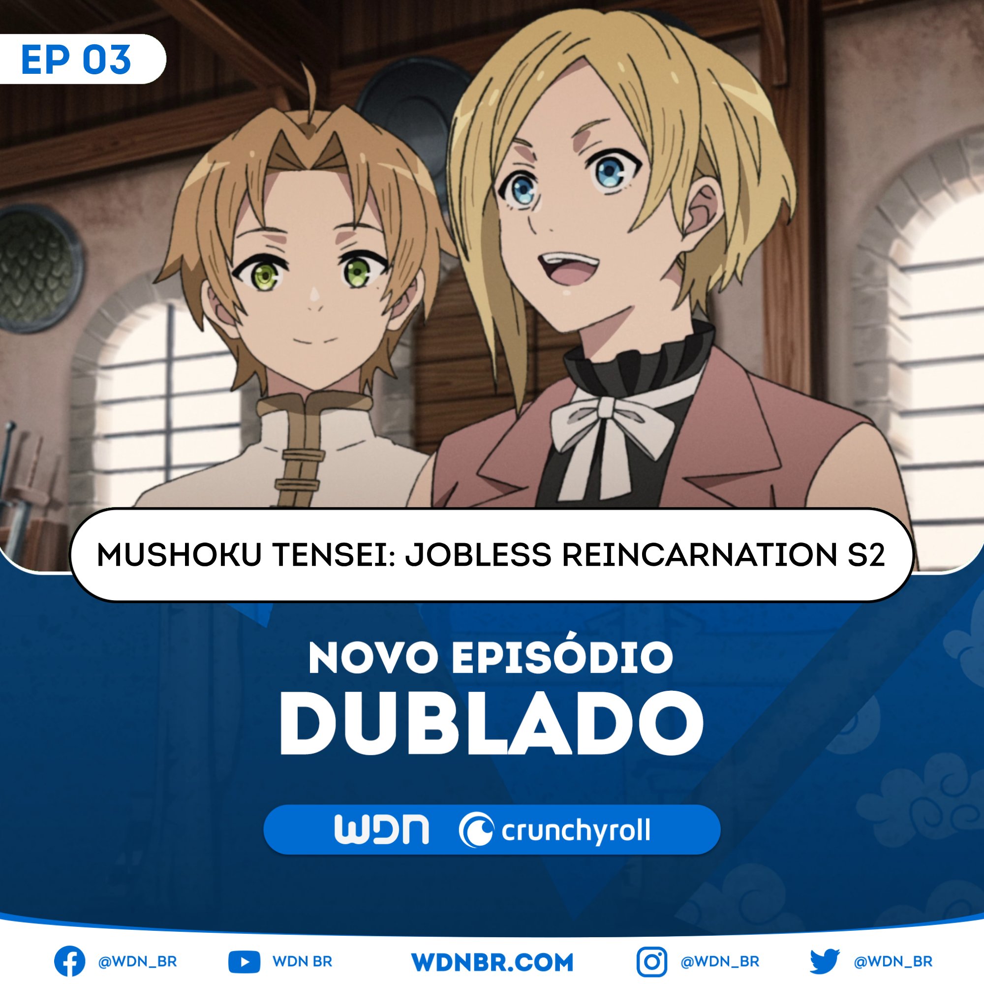 o anime dublado mushoku tensei