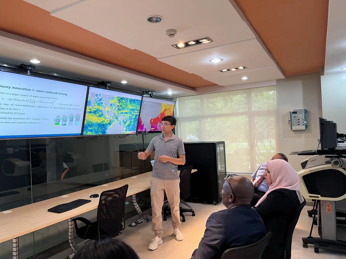 OsfOceanDecade's tweet photo. Prof. Amr Hamouda and Dr. Suzan El-Gharabawy from #NIOF and Prof. James Njiru from #KMFRI, visited #FIO in Qingdao, China and engaged in enthusiastic discussions with the OSF Programme regarding future cooperation. #OceanDecade https://t.co/6WgZhgQeJa