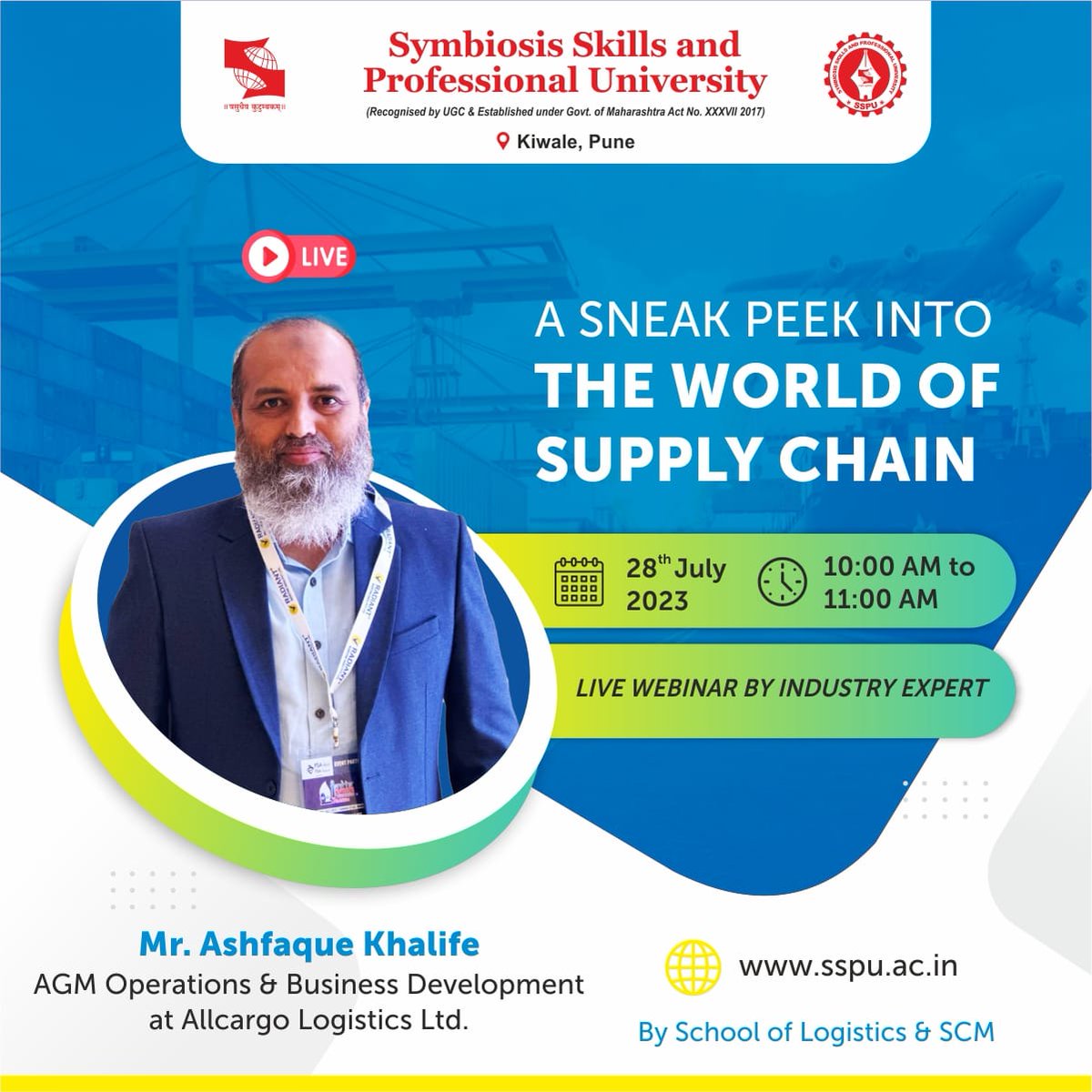 RSantha2's tweet image. 🚚 Embrace the Future of Supply Chain Management! 🌟
Free Webinar 
Registration Link: lnkd.in/dQkj4p5t
Webinar Link: - lnkd.in/dAuDWdK5
#SupplyChain #CareerGrowth #LogisticsFuture #logistics #management #industry #experttalk #career #opportunities #SSPU #Students