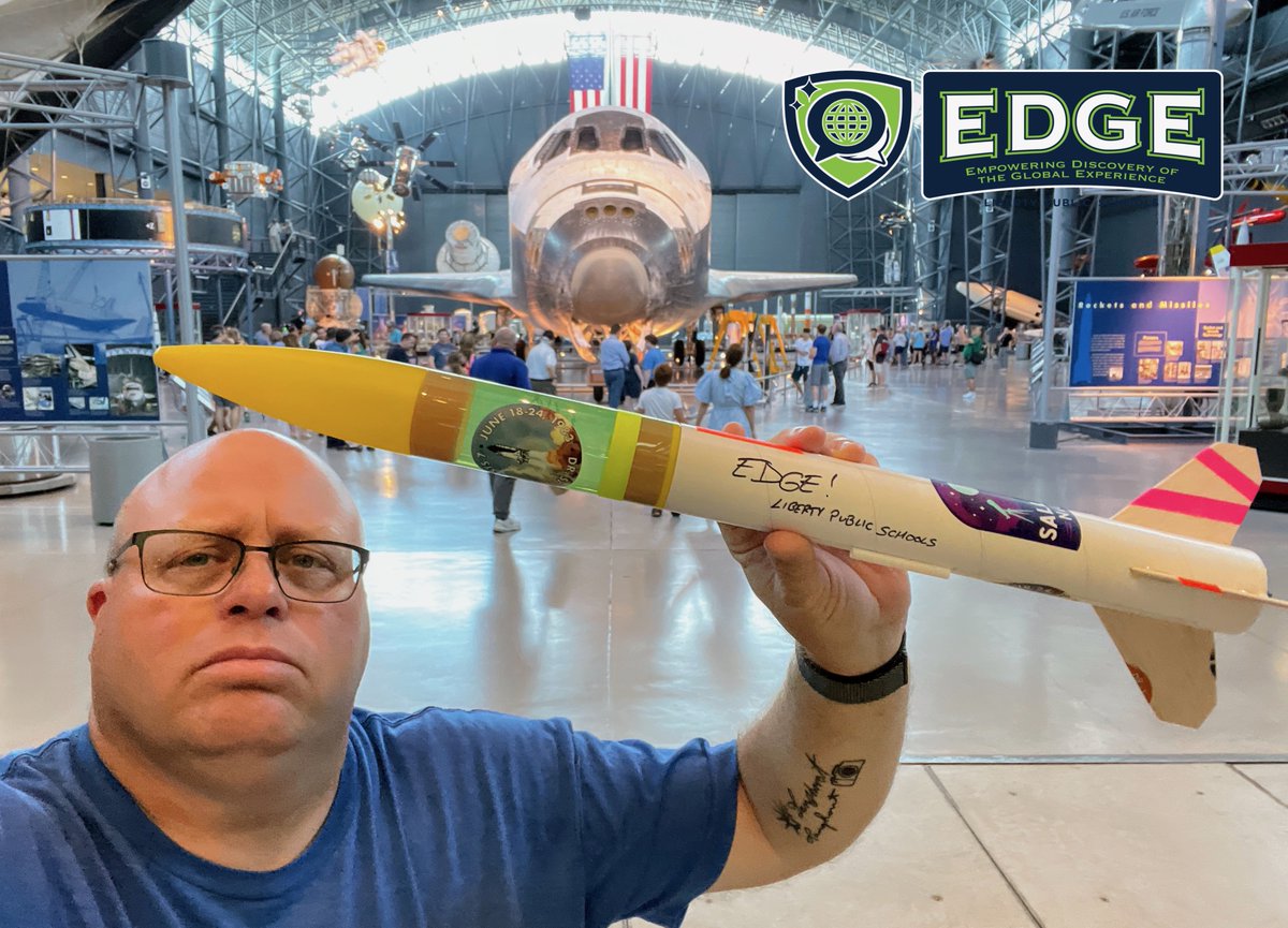 I'm wrapping up two amazing weeks of STEAM professional development in DC with <a href="/airandspace/">National Air and Space Museum</a> and <a href="/NASA/">NASA</a> with a rocket launch tomorrow - I named my rocket EDGE - so proud to have been in this cohort for three years! #LearningNeverStops #LPSEDGE <a href="/LIBERTYSCHOOLS/">LPS53</a> <a href="/LPSEDGE/">EDGE - Empowering Discovery of Global Experiences</a> #LPSLeads
