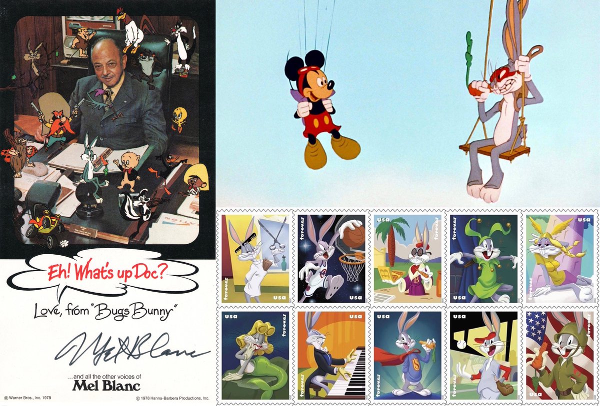 staytoonedfolks's tweet photo. Happy 83rd Birthday to #BugsBunny! ππ₯
Mel Blanc autograph from our collection.
#AWildHare #LooneyTunes #MerrieMelodies #RogerRabbit #SpaceJam #MelBlanc #JeffBergman #GregBurson #BillyWest #JoeAlaskey #SamVincent #EricBauza #TexAvery #ChuckJones #BobGivens #RobertMcKimson #WB100 https://t.co/AfQGkVR07w