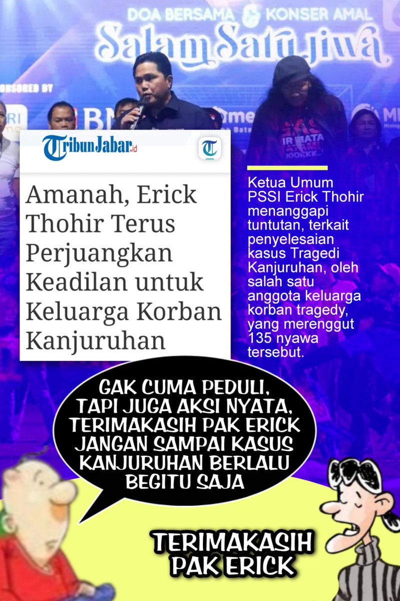 Culakeppp's tweet photo. Sosok ketum yg memperjuangankan keadilan untuk korban2 akibat Tragedi Kanjuruhan

#PSSIHadir https://t.co/VLqEN5OqyZ