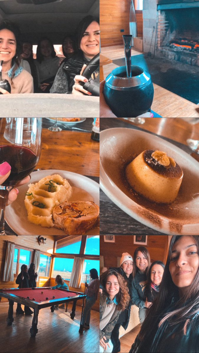 VerooPalacios's tweet photo. La ruta... 🗺️
El mate al lado del fuego... 🧉🔥
Un buen vinito con una rica comida.. 🍷
Un rico postre... 🍮
Una partida de pool... 🎱
Un hermoso lugar y una buena compañía 🤍✨
Que más se puede pedir? https://t.co/ALPteqp4Gu