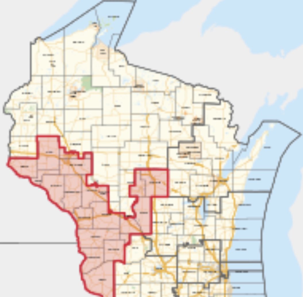 EyedRealist's tweet photo. @Acyn @cynjtorres Rep Van Orden of Wisconsin left his office from a drinking party so he could yell at pages taking photos of the gorgeous ceilings.
This is him and this is the district he represents per Wikipedia. Think twice where you vacation and shop. https://t.co/ROSeRuQ4rm
