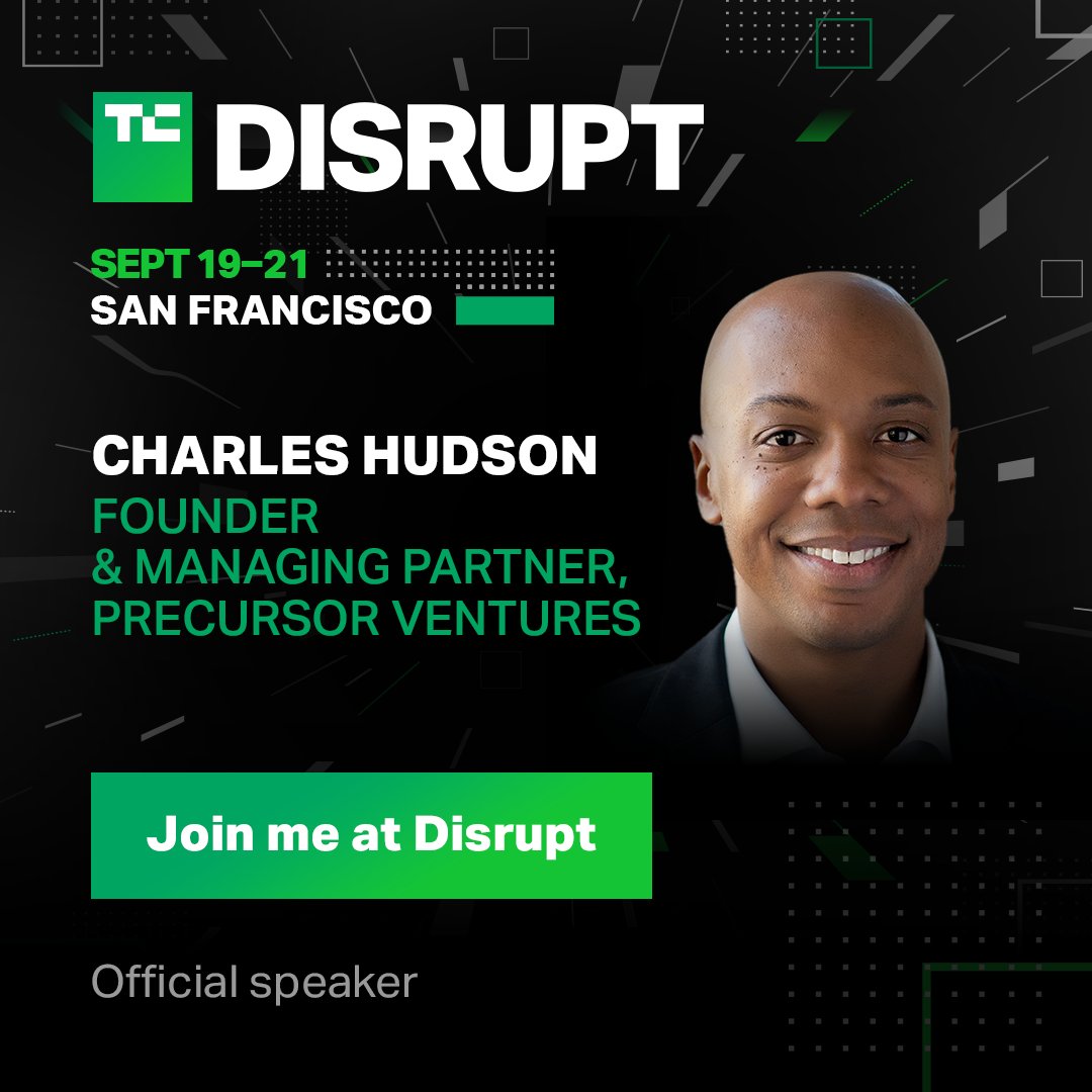 Looking forward to returning to judge Startup Battlefield at <a href="/TechCrunch/">TechCrunch</a> Disrupt in September alongside <a href="/itsdaniellelay/">Danielle Lay</a> <a href="/marcbhargava/">Marc Bhargava</a> <a href="/milesgrimshaw/">Miles Grimshaw</a> - you can grab a 50% discounted ticket here if you use the discount code "disrupt" tcrn.ch/3pJfK0o #TCDisrupt2023