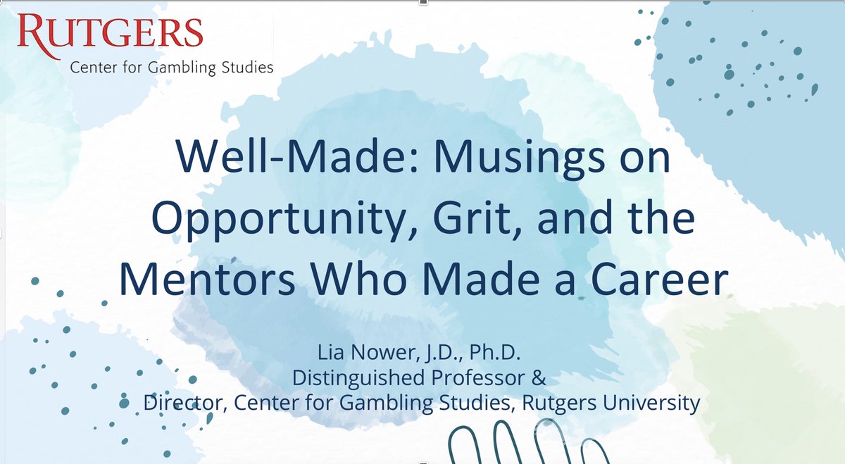 Rutgers Center for Gambling Studies tweet media