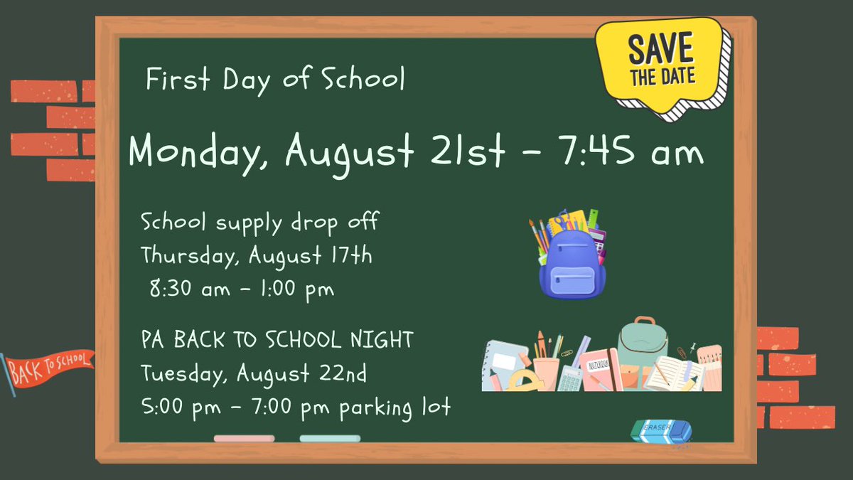 Save the date!