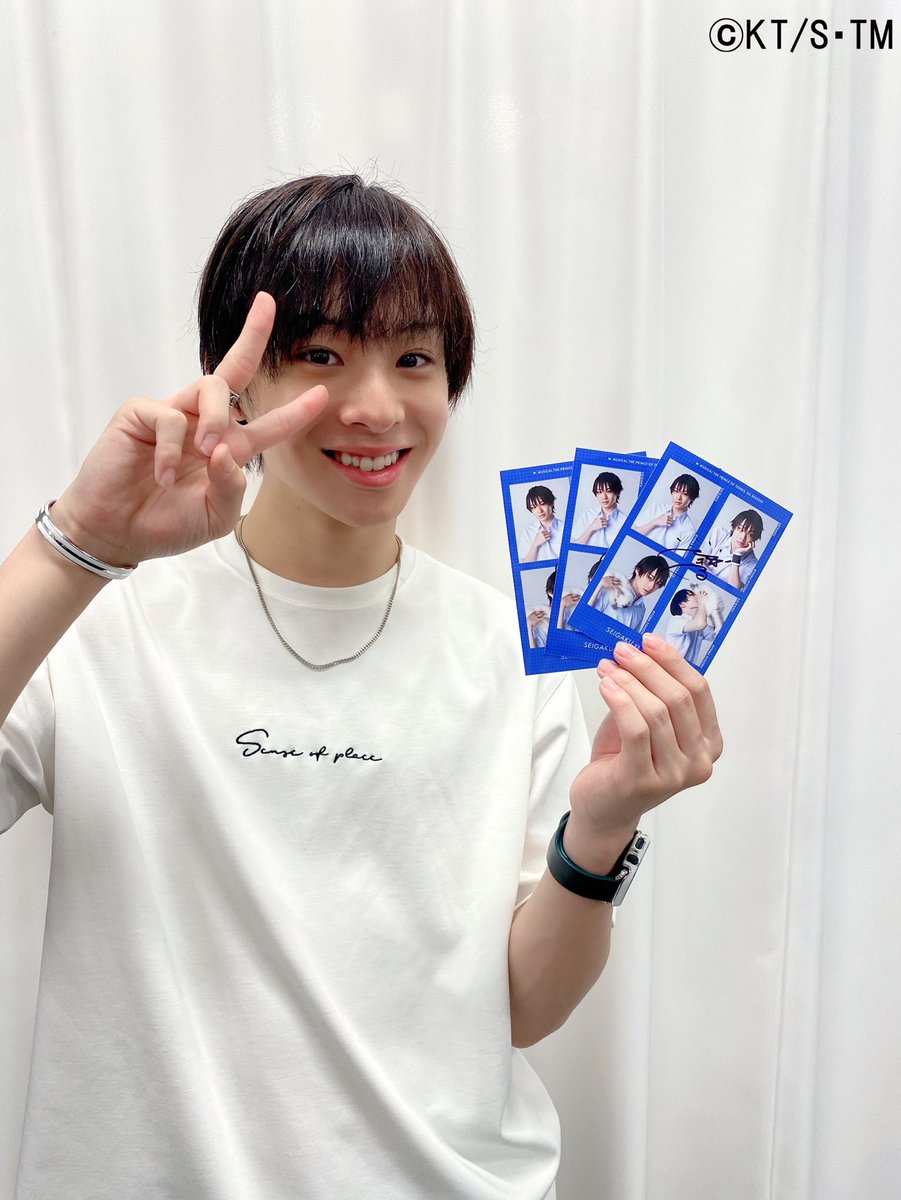 【グッズプレゼント🎁】
ミュージカル『テニスの王子様』4thシーズン 青学(せいがく)vs六角

㊗️大阪公演開幕記念㊗️

越前リョーマ役 今牧輝琉さんの
〈サイン入りオリジナルランダムブロマイド〉を
このアカウントをフォロー&amp;RTした方の中から抽選で【３名様】にプレゼント‼️

#ネルケWEST #テニミュ