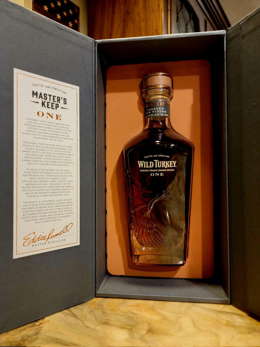 earlrwatkins's tweet photo. #WhiskeyFest2023 was a great success for a worthy cause.
Blessed to bring home a new #WildTurkey #MastersKeep #One.
#bourbon #whiskey
#IndianaLiquorGroup https://t.co/SLakJraNqw