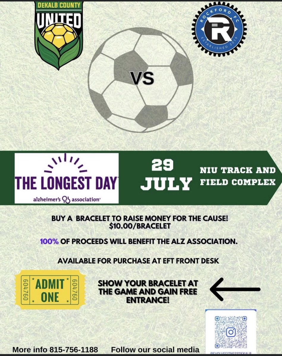 CoachHall10's tweet photo. All eyes on Saturday. 

@dkcunited vs @RockfordFC in
@midwestpl season finale. 

Supporting Barb Food Mart and The Longest Yard this week. If we are going to throw a party at a soccer game, let’s do something good for others. 

RT if you agree

@NorthernRehabPT 
@DeKalbILChamber https://t.co/iO8f5iC2R6