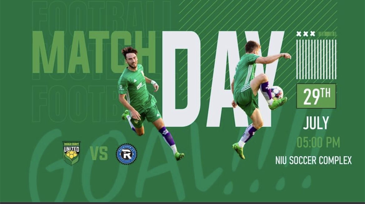 All eyes on Saturday. 

<a href="/dkcunited/">DeKalb County United - @dkcunited blue</a> vs <a href="/RockfordFC/">Rockford FC</a> in
<a href="/midwestpl/">Midwest Premier League</a> season finale. 

Supporting Barb Food Mart and The Longest Yard this week. If we are going to throw a party at a soccer game, let’s do something good for others. 

RT if you agree

<a href="/NorthernRehabPT/">Northern Rehab PT</a> 
<a href="/DeKalbILChamber/">DeKalb Chamber of Commerce</a>