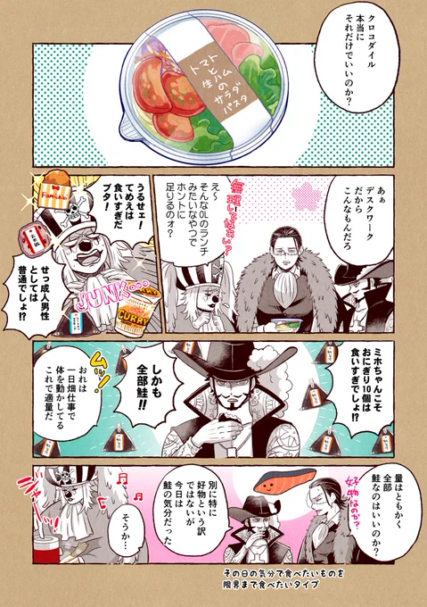 クロスギルドの昼食メニュー(コンビニ飯) 