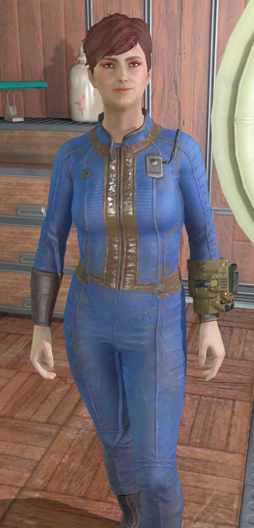 FO_SmashorPass's tweet photo. I apologize for the absence and not doing any fallout posts. Let's get back to it, shall we? 

Smash or Pass: Gwen McNamera (FO4) https://t.co/1U1Ou9weum