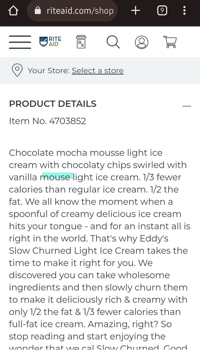 rrubii's tweet photo. @riteaid 🐭😂 https://t.co/Rp6shx9uYB