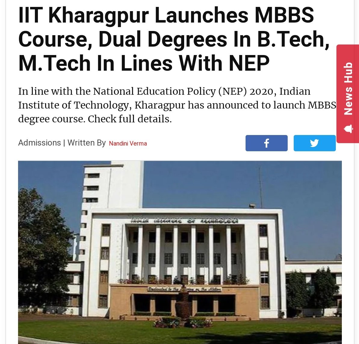 Indian__doctor's tweet photo. IIT Kharagpur!!
#MedTwitter https://t.co/PjIu3oCgR9