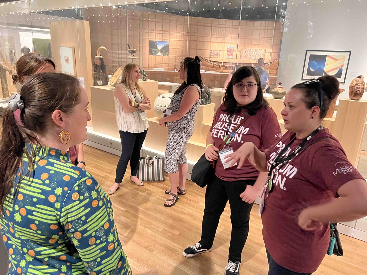 MidWestMuseums's tweet photo. What a lovely evening exploring Indiana Historical Society and the Eiteljorg Museum! #BrakingPoint #MidwestMuseums #IndianaMuseums #AMM_2023 https://t.co/mo7IVU5IYF