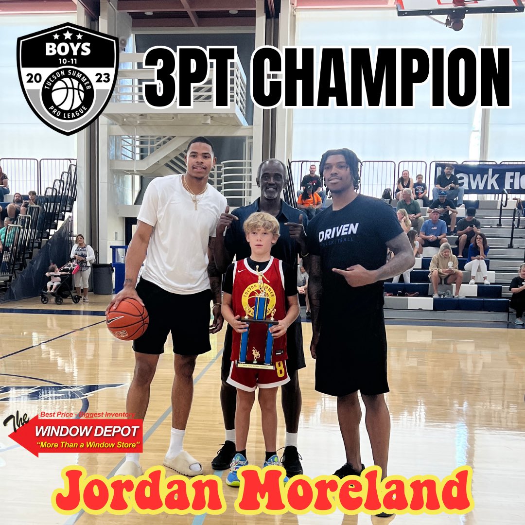 Summer Pro League (@summerpro) on Twitter photo Congrats Jordan Moreland! With 3X NBA Three point shooting champion 🏆🏀 Craig Hodges and <a href="/kj_showtime0/">Keshad johnson aka “Showtime”</a> & Caleb Love <a href="/arizonambb/">Arizona Basketball</a> 🐻⬇️🌵 Congrats Jordan Moreland! With 3X NBA Three point shooting champion 🏆🏀 Craig Hodges and <a href="/kj_showtime0/">Keshad johnson aka “Showtime”</a> & Caleb Love <a href="/arizonambb/">Arizona Basketball</a> 🐻⬇️🌵