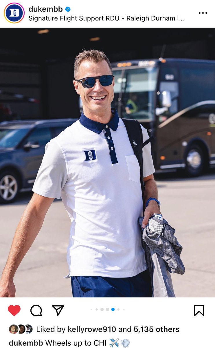 VTDukefan's tweet photo. We have the coolest coach & it's not even close!! ππ #CoachScheyer #DukeNation https://t.co/dWBTfZ9XlQ