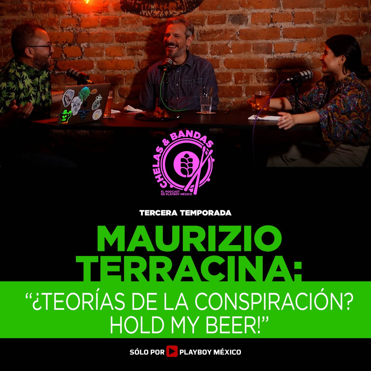 ¡Jueves de Chelas &amp; Bandas desde <a href="/IndomitaBurgers/">indomita.burgers</a>!
Maurizio Terracina: “¿Teorías de las conspiración? Hold my beer!” 
👉youtu.be/zgJMo3gGJpg