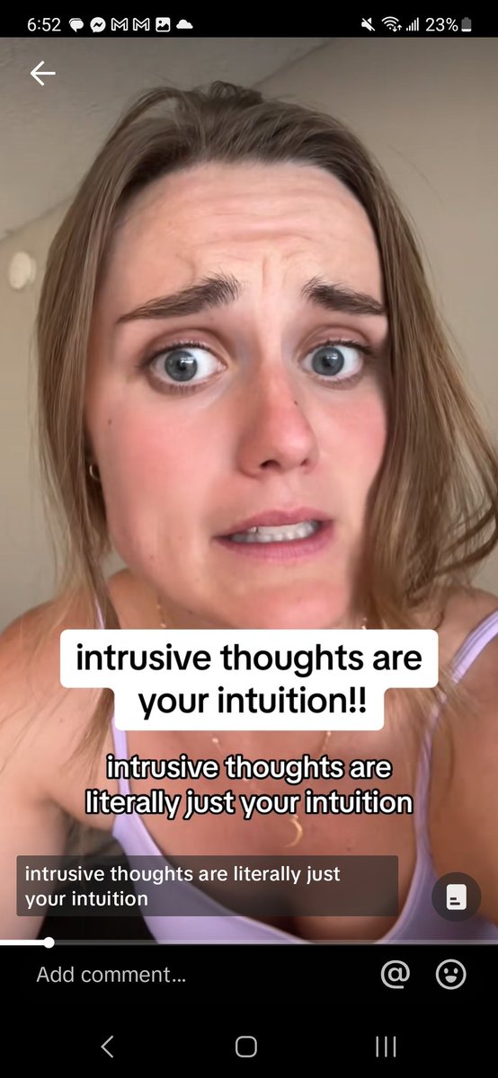 SandyFrizzle's tweet image. When will the internet learn what intrusive thoughts mean