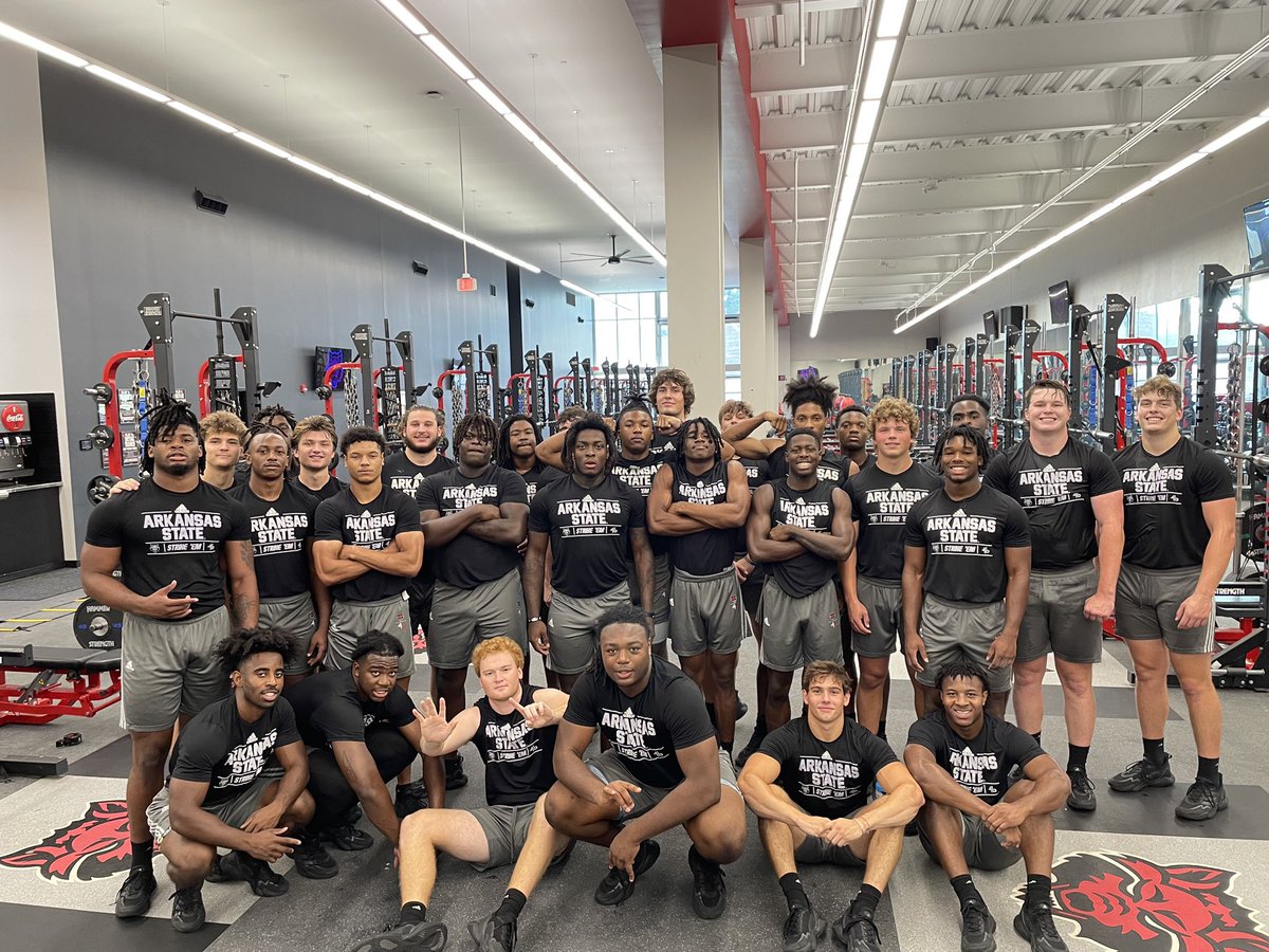WPrichard's tweet photo. Summer 1 in the books @AStateFB https://t.co/47UXP6ZNlG